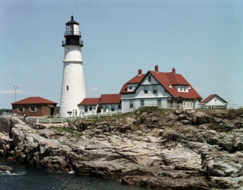 Portland Head Light in Portland, Maine, by William Earl Wells.