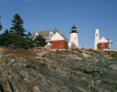 Pemaquid Point in Bristol, Maine.